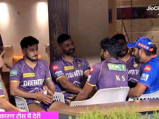 IPL 2024 : केकेआर के ड्रेंसिग रुम में क्यों नजर आए रोहित , वायरल हो रही है तस्वीर