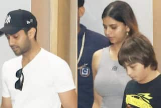 SRK Returns to Mumbai with Suhana Khan And Rumoured BF Agastya Nanda, Fans Say 'King Khan's Damadji'