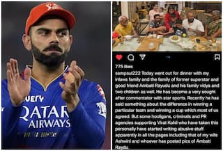 'Not Just ABUSE...': Ambati Rayudu's Daughter Gets Death Threats From Kohli, RCB Fans