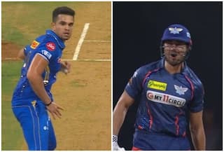 WATCH | Arjun Tendulkar-Marcus Stoinis' HEATED Exchange at Wankhede is UNMISSABLE