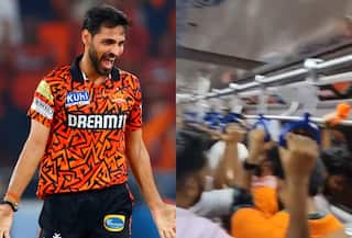 IPL 2024: Bhuvneshwar Kumar Fever Hits Hyderabad As Fans Chant 'Bhuvi Bhuvi' After His Last Over Heroics Against Rajasthan Royals | Watch Video