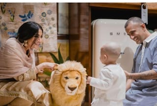 Cuteness Alert! Sonam Kapoor Reveals Son Vayu's Post-Mundan Look in White Kurta Pyjama