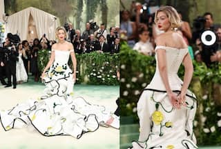Met Gala 2024: Gigi Hadid Makes You Stop And Stare in White Off-Shoulder Corset Dress Adorned With 3D Yellow Roses