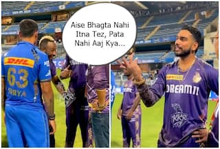 WATCH | Venkatesh Iyer ACCUSES Andre Russell of Being 'Too Quick' After Unfortunate Runout!