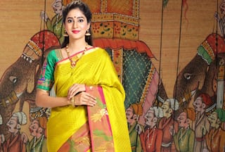 Banarasi and Kanjivaram saree from Amazon