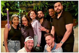 Virat Kohli Celebrates Anushka Sharma’s Birthday With RCB Teammates Glenn Maxwell, Faf Du Plessis – PICS