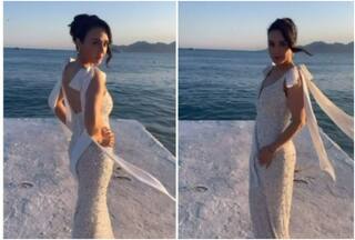 Preity Zinta Spreads Pearly Charm at Cannes 2024 in a White Bridal Gown Embellished With Beads and It Costs THIS
