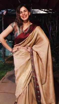 7 Kirti Kulhari Elegant Saree For Power Dressing Look