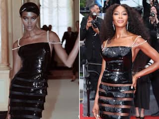 Sustainability in Style at Cannes 2024:  Naomi Campbell Revives Her 1997 Chanel Dress - Check Then And Now Pics