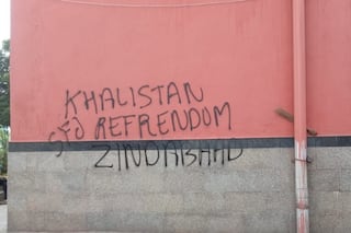 Pro Khalistan Slogans Scribbled On Pillars Of Karol Bagh, Jhandewalan Metro Stations