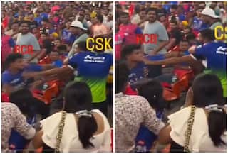 WATCH | RCB-CSK Fans FIGHT During IPL 2024 Eliminator at Narendra Modi Stadium