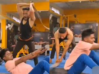 Gym Ka Video: खतरनाक ट्रेनर के चक्कर में फंस गया शख्स, जिम में जो हुआ नानी याद आ गई- देखें वीडियो