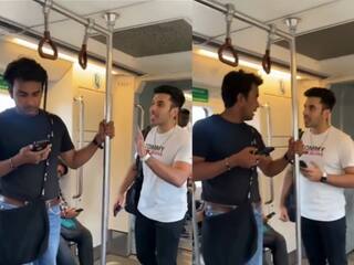 Delhi Metro Ka Video: साउथ दिल्ली के लड़के से भिड़ा जमनापार वाला लड़का, फिर जो हुआ हंस-हंसकर गिर जाओगे- देखें वीडियो