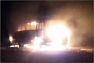 Madhya Pradesh: Bus Carrying EVMs, Polling Staff Catches Fire In Betul