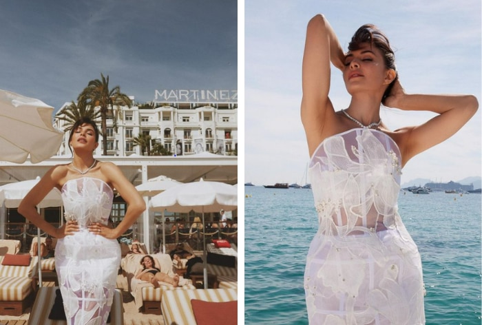 Cannes 2024: Jacqueline Looks Like a Dream Come True in Avaro Figlio's White Outfit for Her Second Look