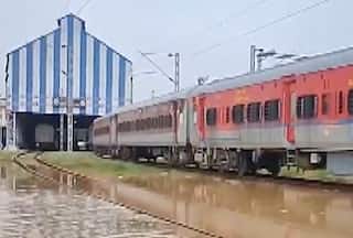 VIDEO: Floodwater From Barak River Enters Silchar Railway Station In Assam