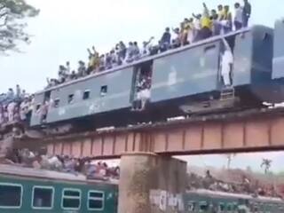 Train Ka Video: बांग्लादेश की ट्रेनों में दिखा ऐसा नजारा आंखें फटी रह जाएंगी, हिल ना जाओ तो कहना | देखें वीडियो