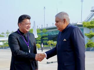 Vice President Dhankhar Visits Tehran For Iranian President Raisi's Funeral Ceremony