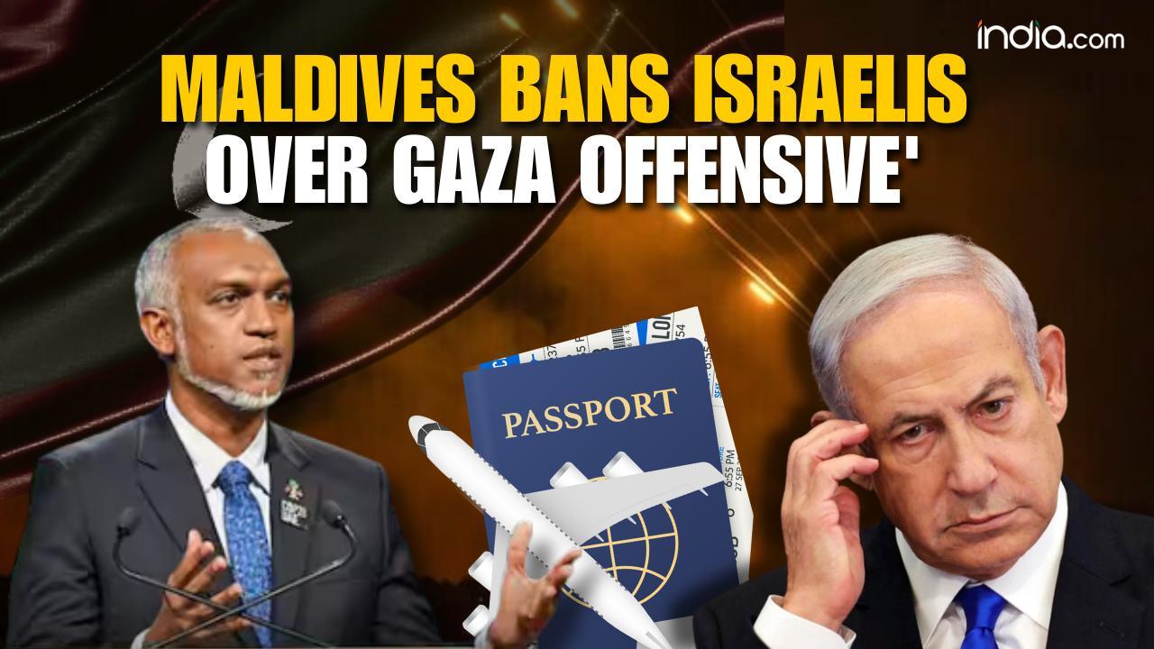 Israel- Hamas war: Maldives bans Israeli passport holders over war on Gaza
