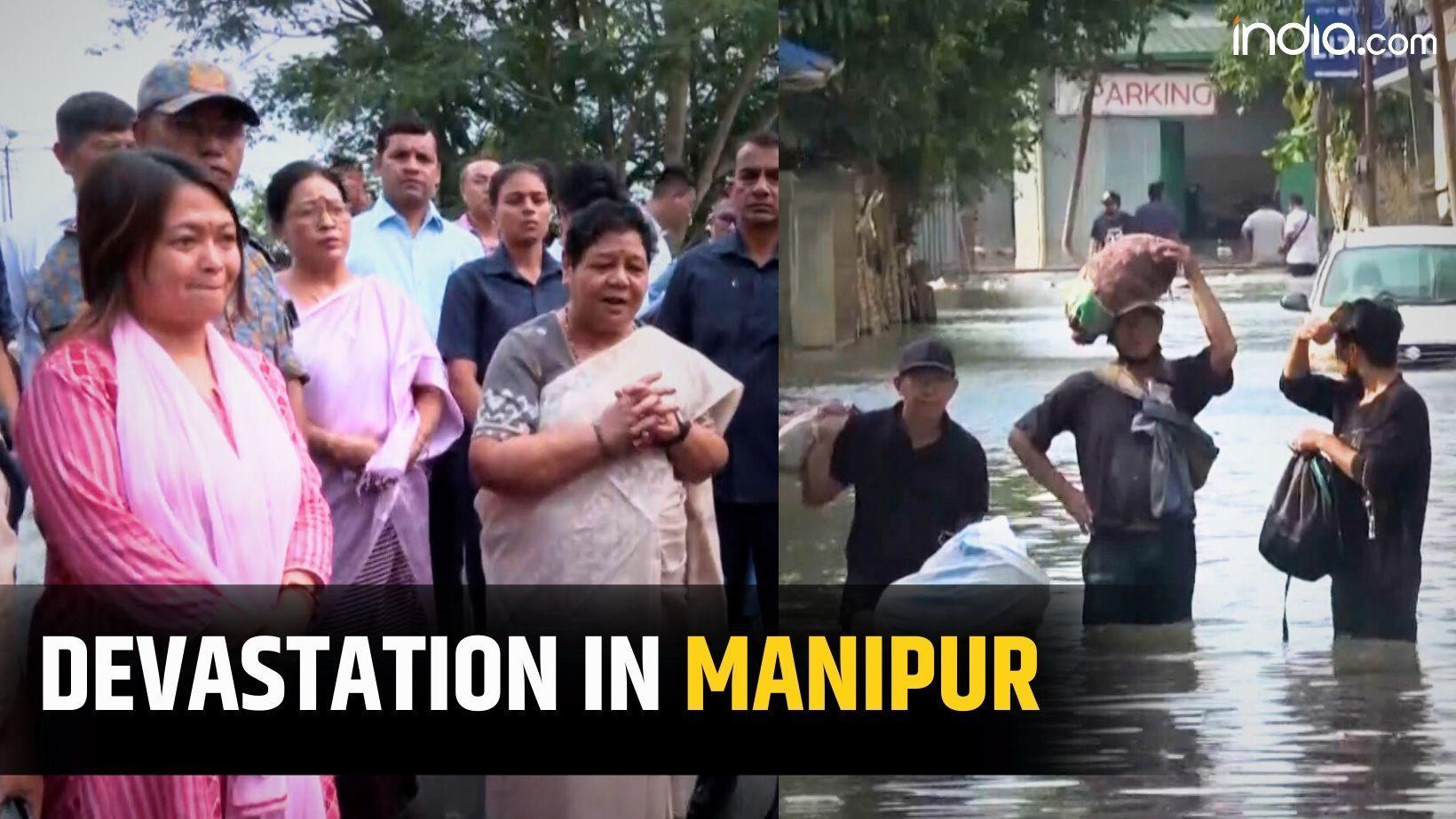 Cyclone Remal: Thousands affected as Imphal East continues to face floods, houses submerged