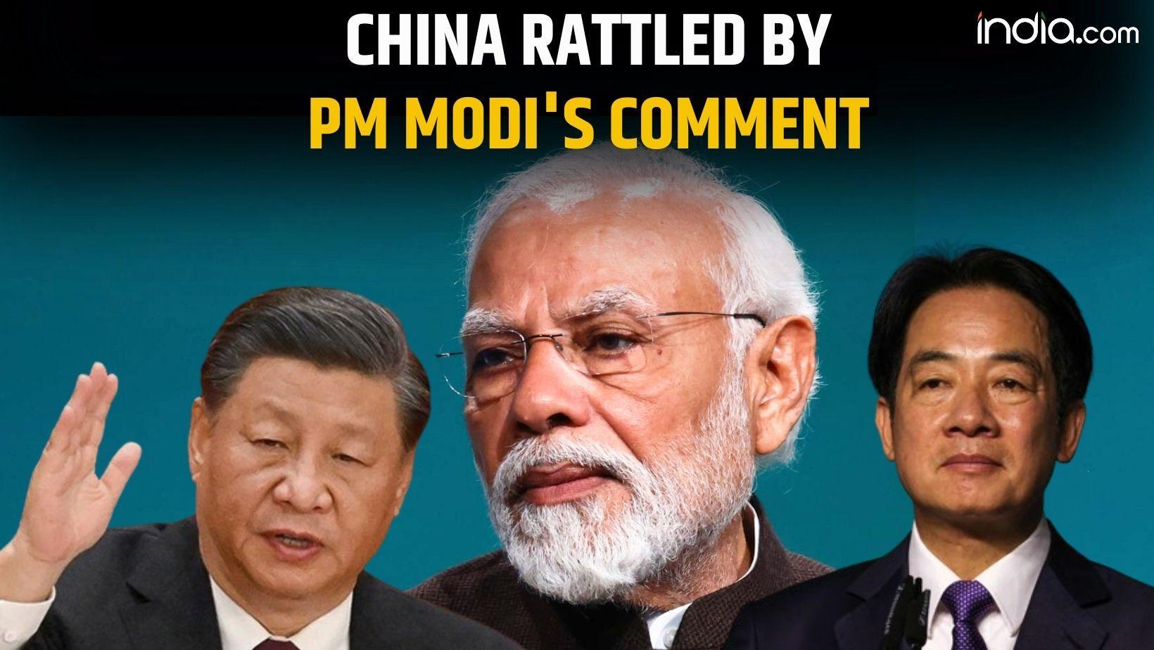China calls Taiwan an 'inalienable part' after PM Modi responds to Taiwan