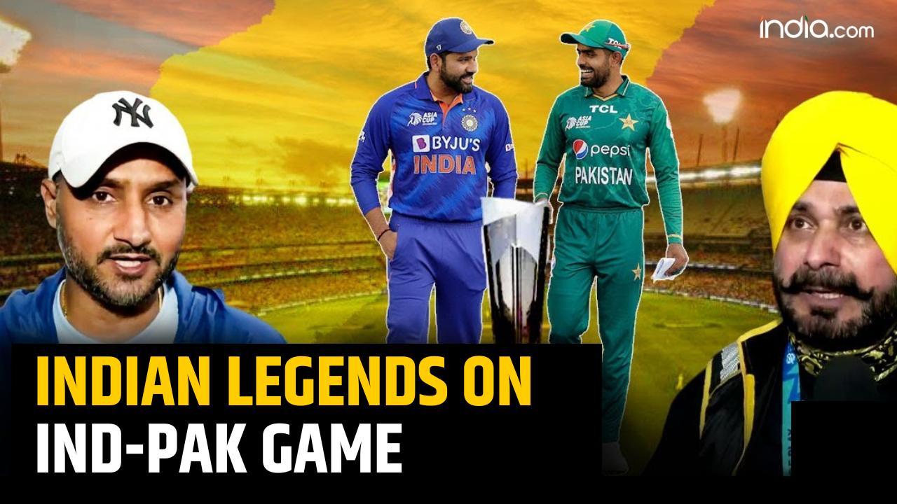 India-Pakistan: 'India will have an advantage'    Harbhajan & Sidhu Optimistic Ahead of Ind-Pak Clash