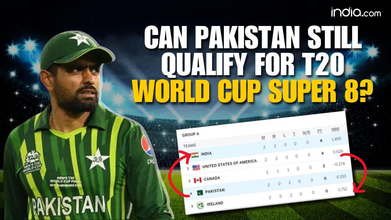 Ind vs Pak: How Pakistan can qualify for T20 World Cup Super Eight after loss against India, USA