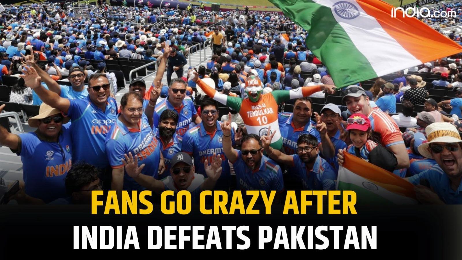 T20 WC: Crackers, Chants, Dance   ! India's Victory Sparks Fan Frenzy