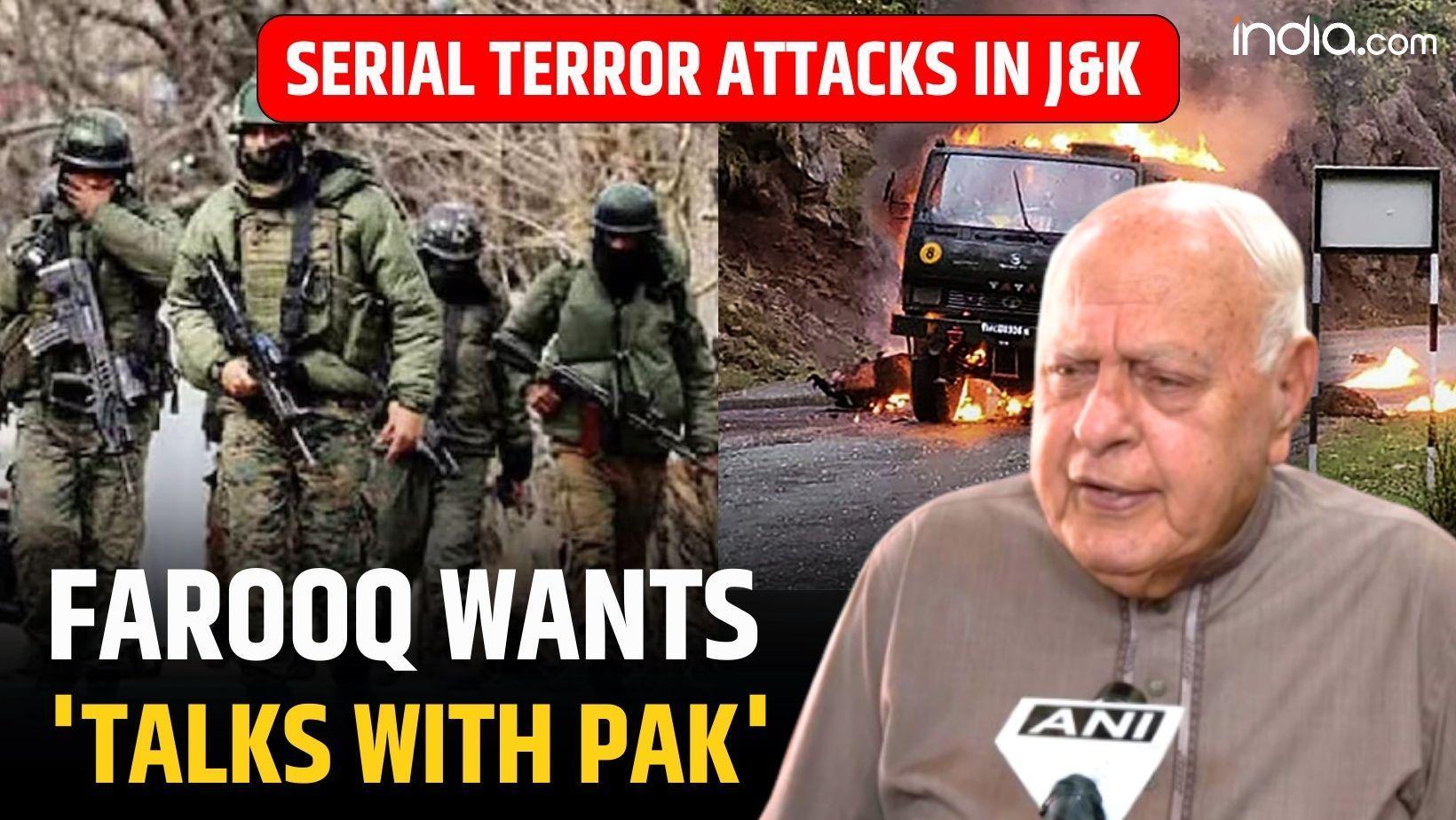 J&K Terror Attacks: Farooq Abdullah Calls for Talks Despite Serial Terror in Jammu