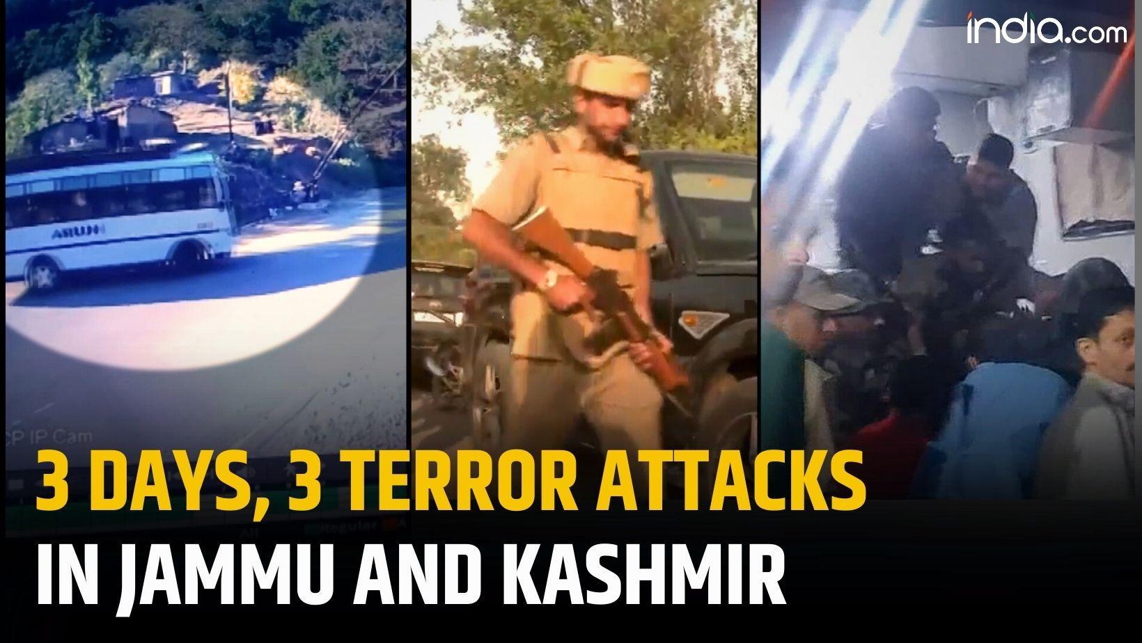 Reasi to Doda in Jammu & Kashmir: 3 terror attacks in 3 days
