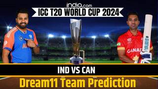 IND vs CAN Dream11: Today's Playing 11, INDIA vs CANADA 33rd T20 Match Prediction