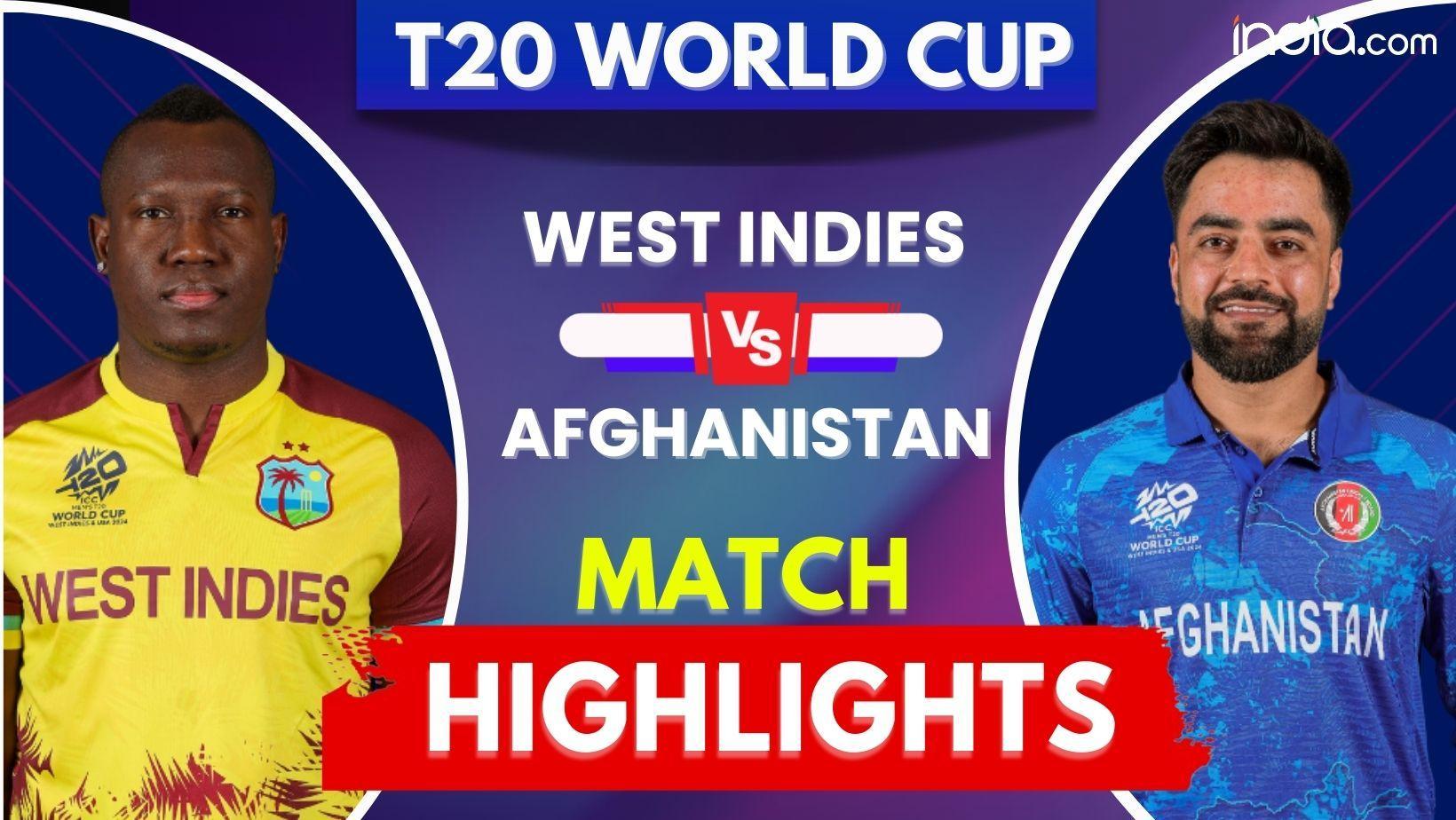 West Indies vs Afghanistan Highlights, T20 World Cup: Nicholas Pooran Powers West Indies to Big Win