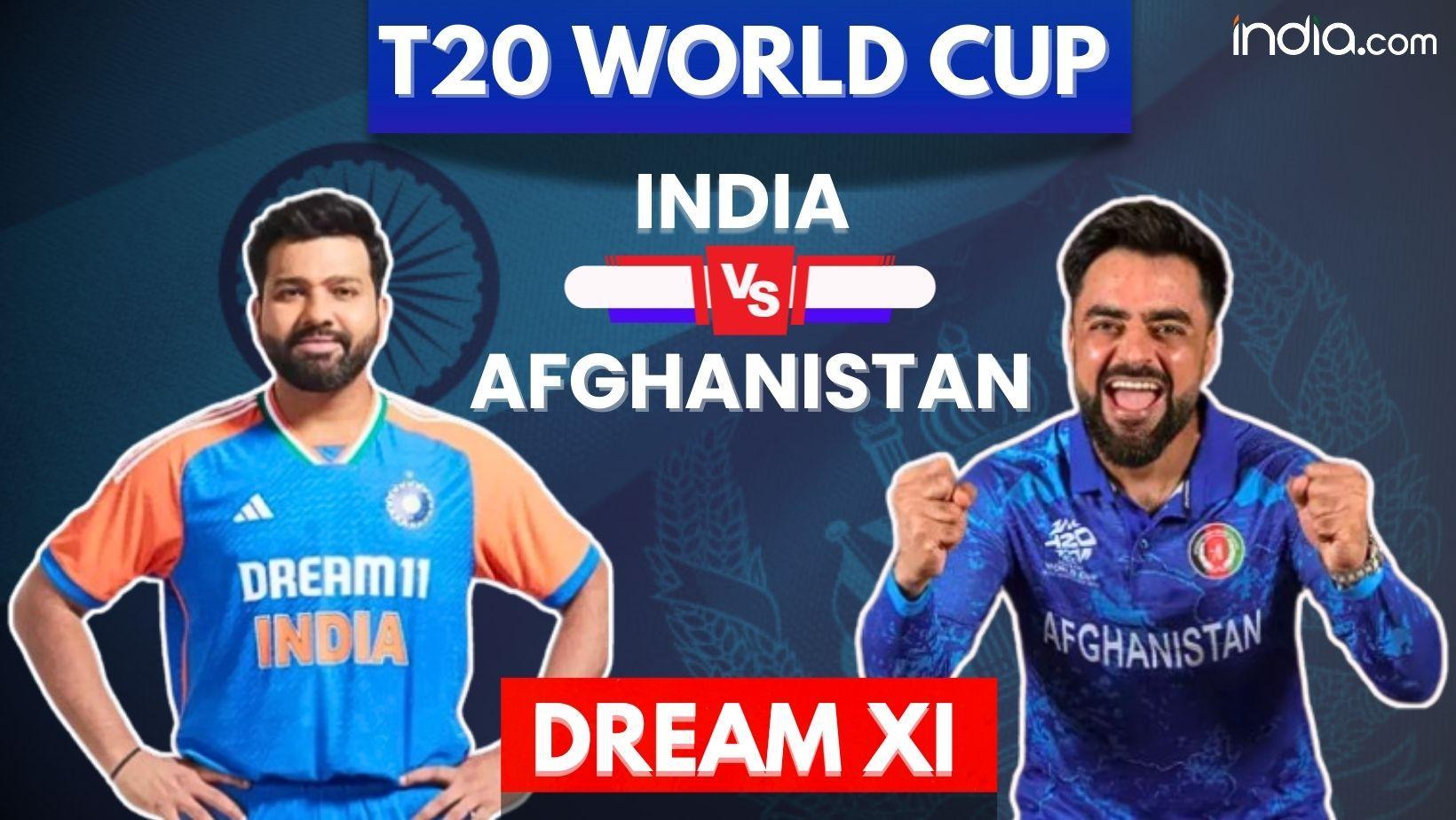 IND vs AFG Dream11 Prediction: Dream11 Playing XI, Today Match 43, ICC T20 World Cup 2024