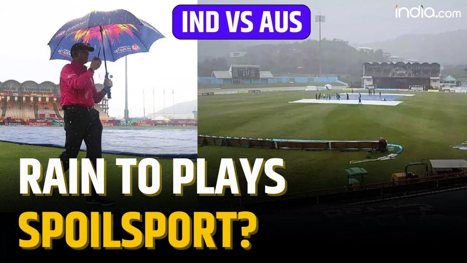 IND vs AUS T20 World Cup 2024: Rain likely to play spoilsport in St Lucia