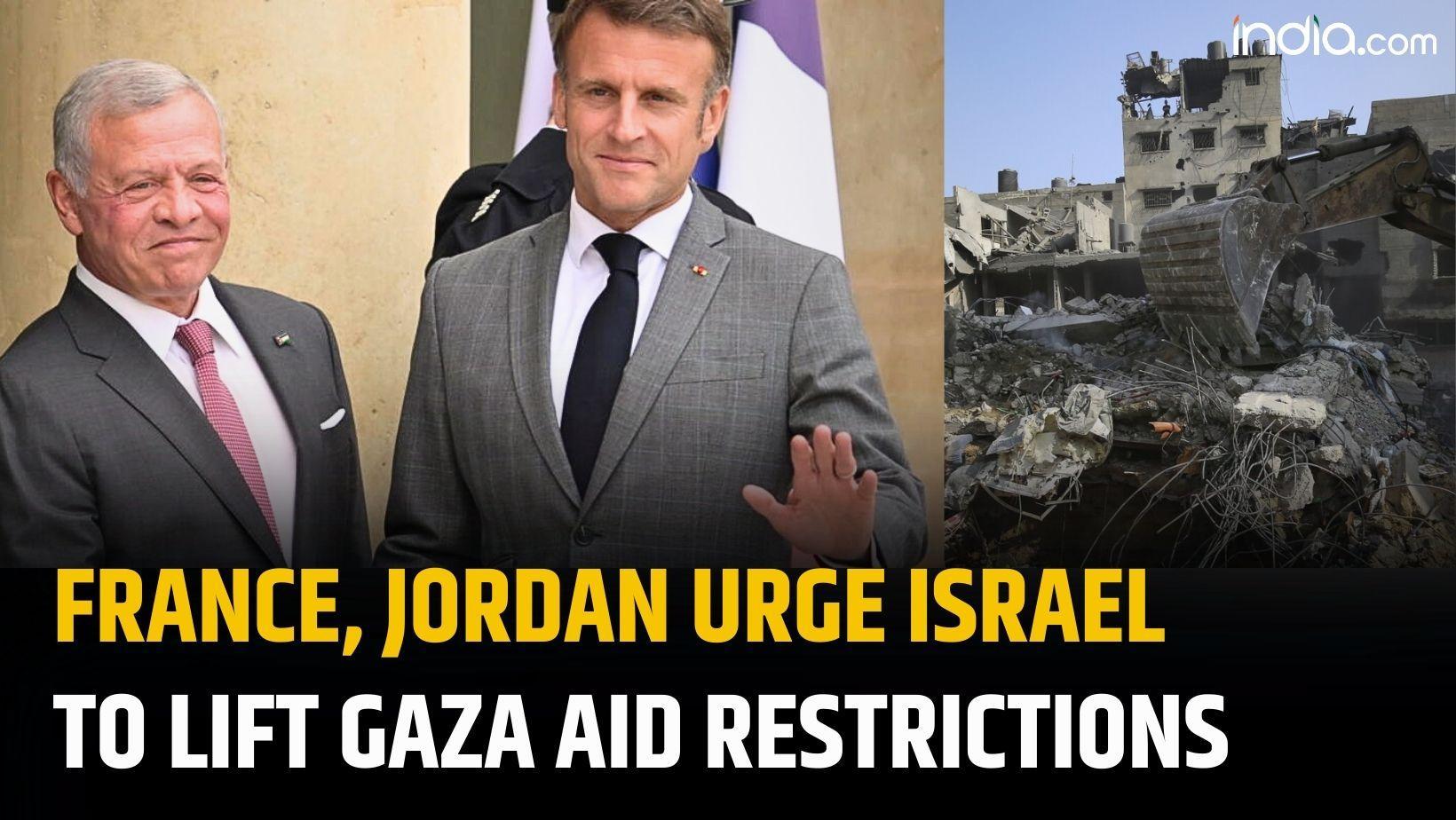 Israel- Hamas war: France, Jordan Urge Israel To Lift 