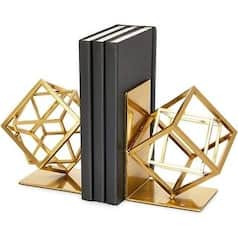 Bookends and Book Shelves for Organized books.