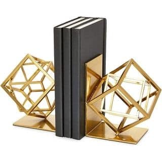Bookends and Book Shelves for Organized books.