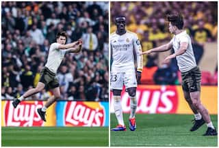 WATCH | Pitch Invader Does Ronaldo's 'Siiuu' Celebration During UCL 2024 FINAL