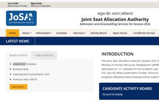 JoSAA Counselling 2024: Registration, Choice Filling Begins June 10; Round 1 Schedule Here