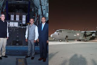 Kuwait Fire Tragedy: IAF Aircraft Carrying Mortal Remains of 45 Indians Taken Off For Kochi, MoS Kirti Vardhan Singh Onboard