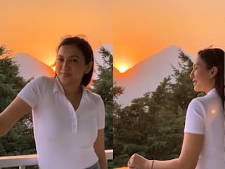 Gauahar Khan पहाड़ो के बीच कर रहीं वेकेशन एन्जॉय, सोशल मीडिया पर शेयर की सनसेट वीडियो