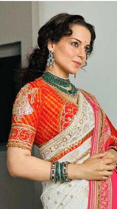 8 Kangana Ranaut Inspired Designer Saree Blouses For Summer Functions