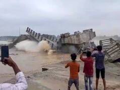 WATCH: Bridge Collapses On Bihar River Ahead Of Scheduled Inauguration