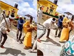 Madhya Pradesh: Viral Video Shows Woman Publicly Beaten With Stick In Dhar As Onlookers Watch