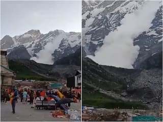 WATCH: Massive Avalanche Strikes Gandhi Sarovar Above Kedarnath Dham; No Casualties Reported