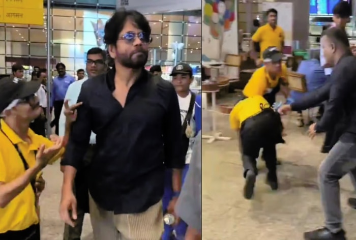 Nagarjuna Issues Apology After Netizens Criticise Actor's Bodyguard for Pushing Away Specially-Abled Fan at Mumbai Airport     Watch