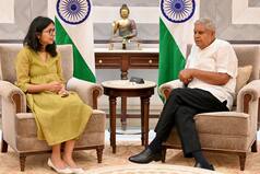 Swati Maliwal Meets Vice President Jagdeep Dhankhar, Raises Eyebrows