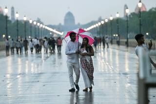 Heavy Rain In Delhi Brings Relief From Searing Heat, Netizens Share Enthralling Visuals