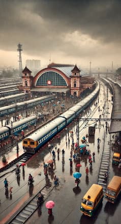 मॉनसून की बारिश में दिल्ली नोएडा कैसा दिखता है