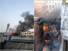 दिल्ली के चांदनी चौक में भीषण आग, कई दुकानें आई चपेट में, करोड़ों का सामान स्वाहा